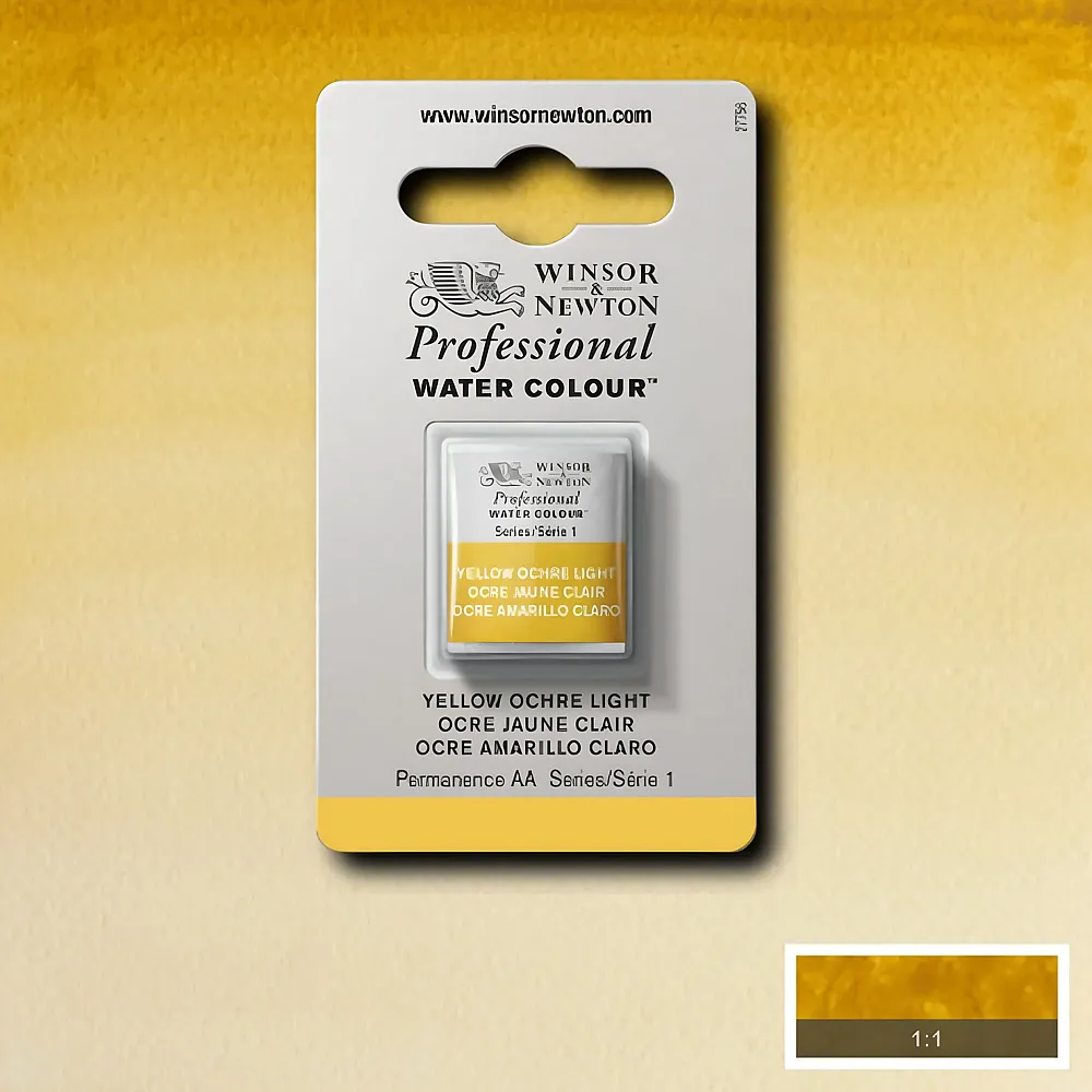 meinspielzeug - Winsor & Newton W&n Prof. Water Colour 1/2 Npfchen Gelber Ocker Hell