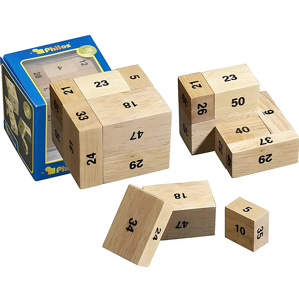 Philos-Spiele - Gioco Della Torre In Bambù (Verde, 66x66x255 Mm) - Divertimento Per Tutta La Famiglia