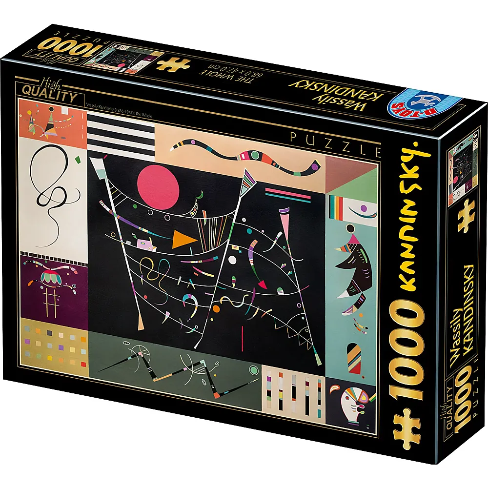 DToys Puzzle Vassily Kandinsky The Whole - 1000 Teile