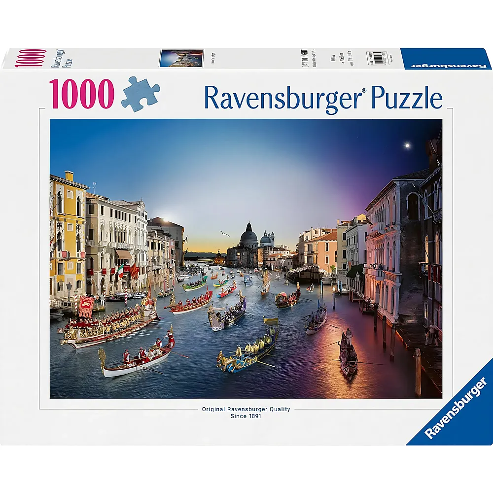 Ravensburger Puzzle Venedig bei Tag und Nacht - 1000 Teile