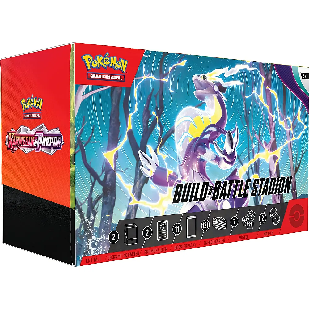 Pok�mon TCG Karmesin & Purpur Pok�mon Build & Battle Stadion - Deutsch