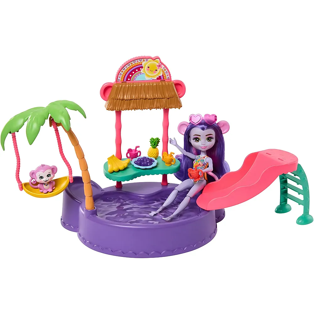 Enchantimals Affen-Swimmingpool-Spielset