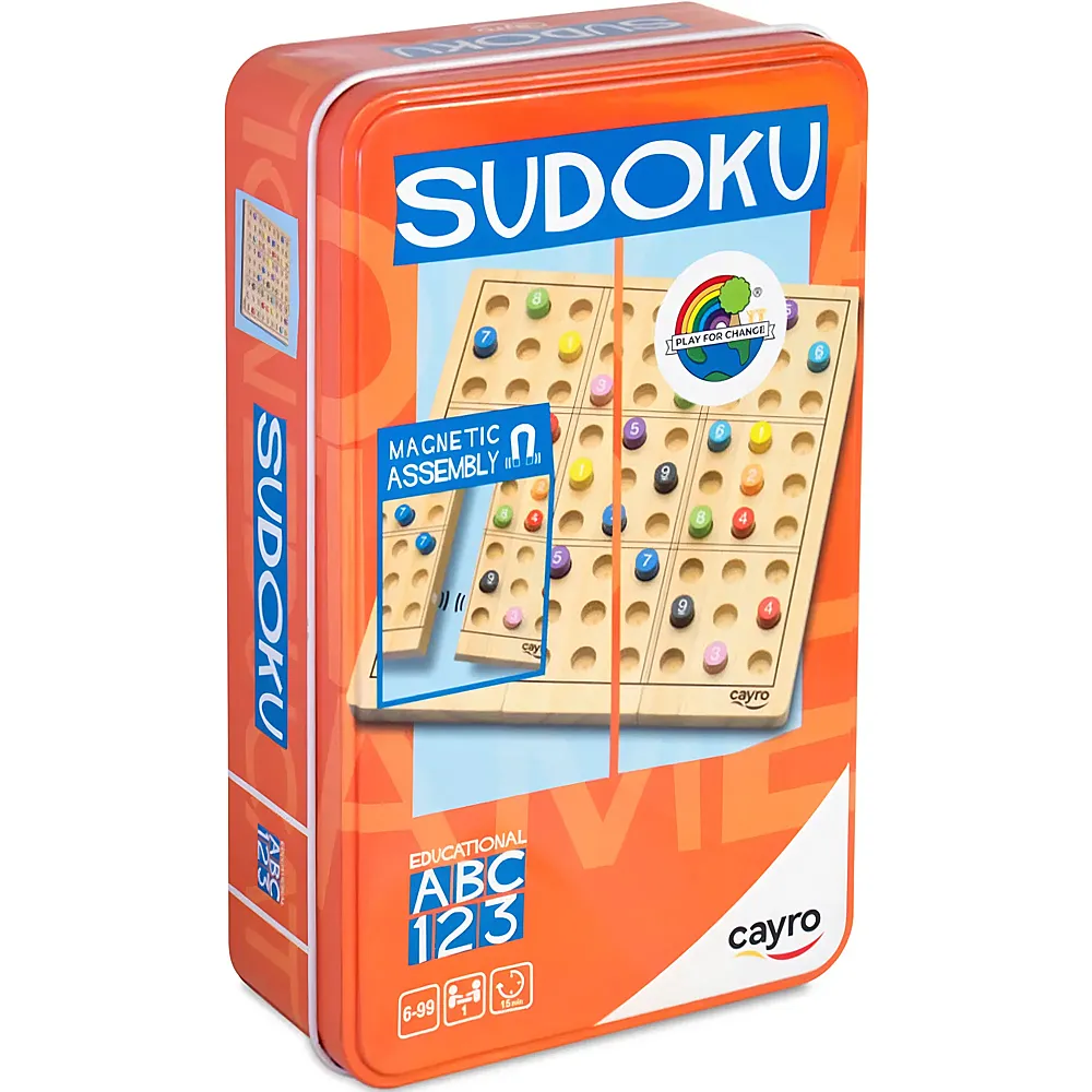 Cayro Games Sudoku in Metallbox | Logikspiele