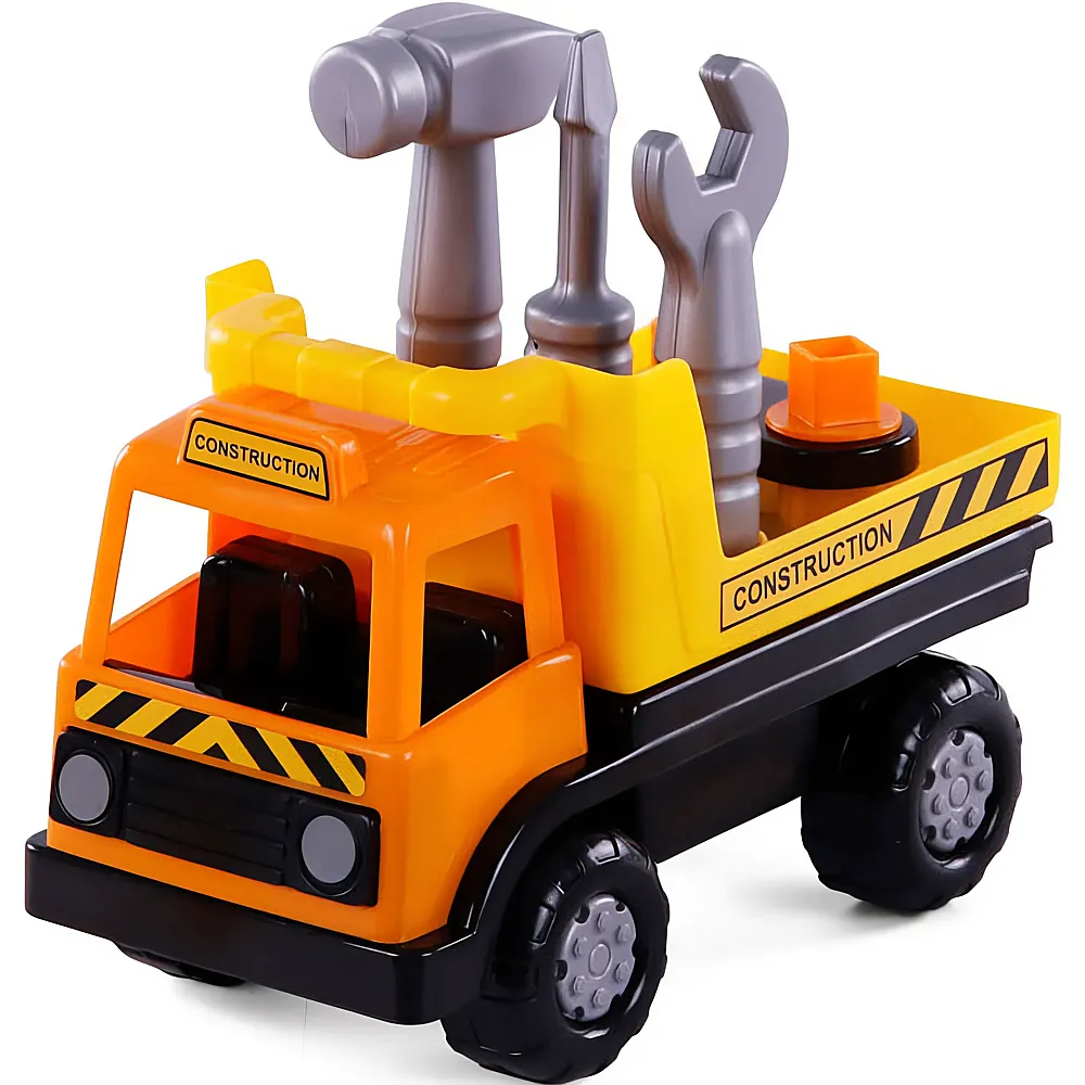Cavallino Toys Truck mit Werkzeug 11Teile