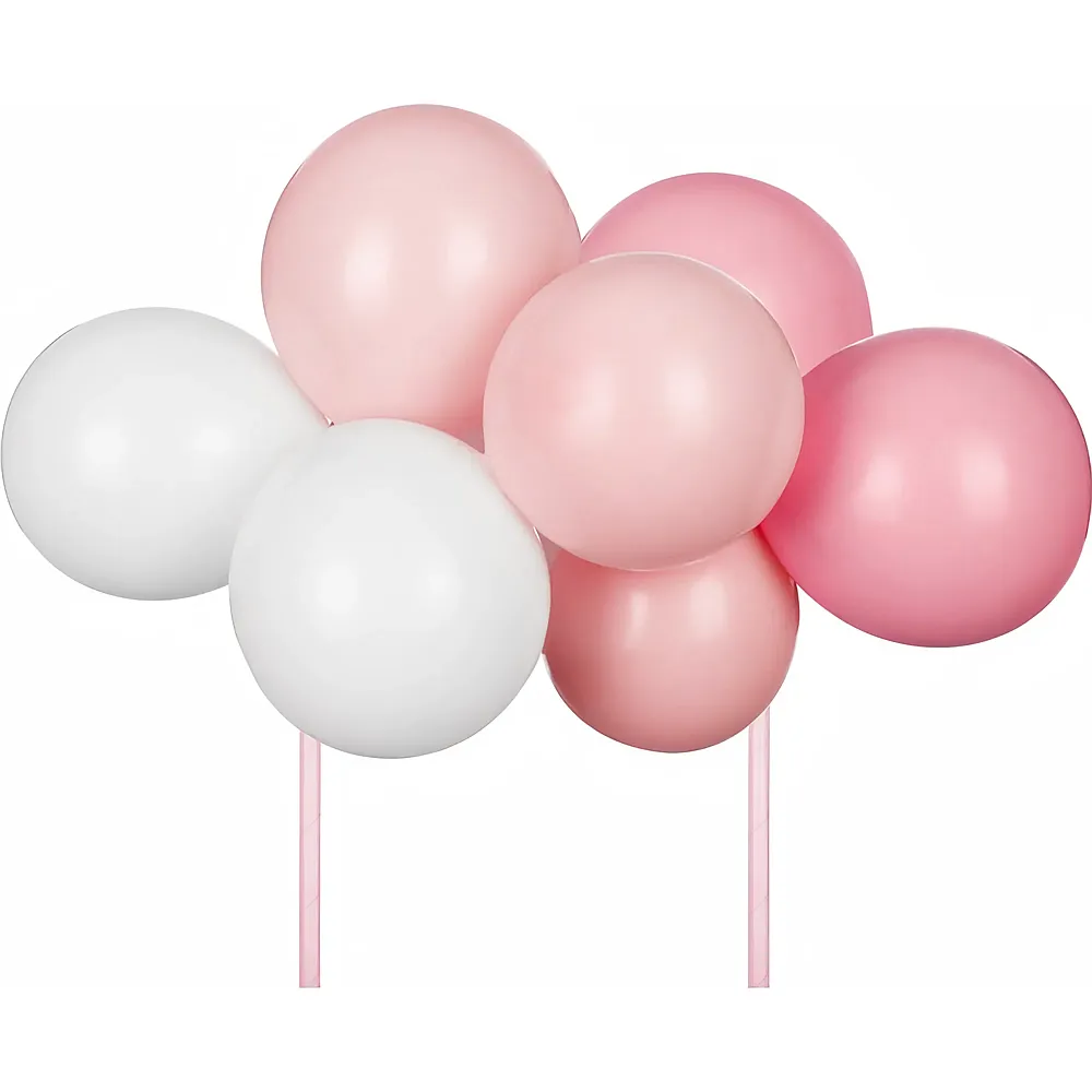 PartyDeco Ballon Kuchentopper, rosa 29cm - Suche