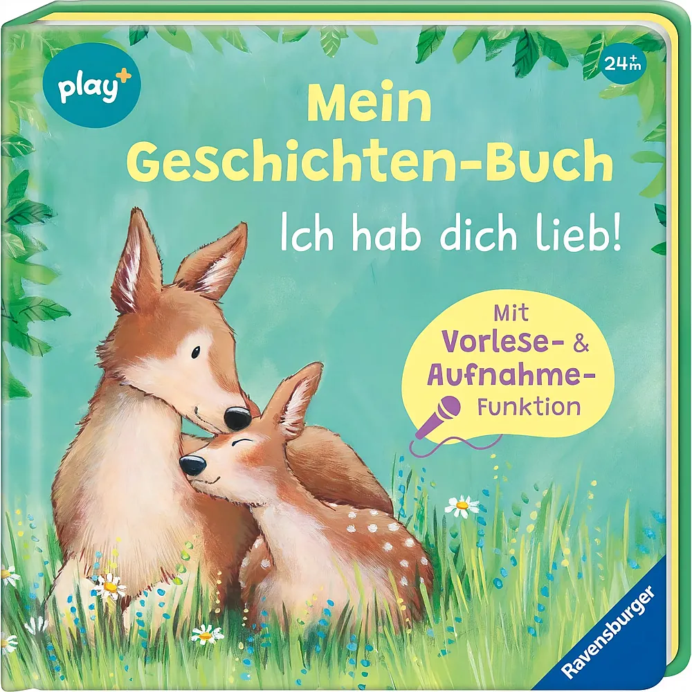 Ravensburger play+ Mein Geschichten-Buch mit Vorlese- und Aufnahmefunktion: Ich hab dich lieb
