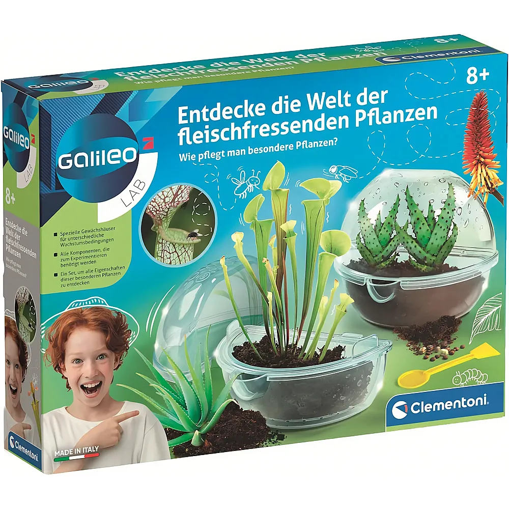 Clementoni Galileo Die Welt der fleischfressenden Pflanzen