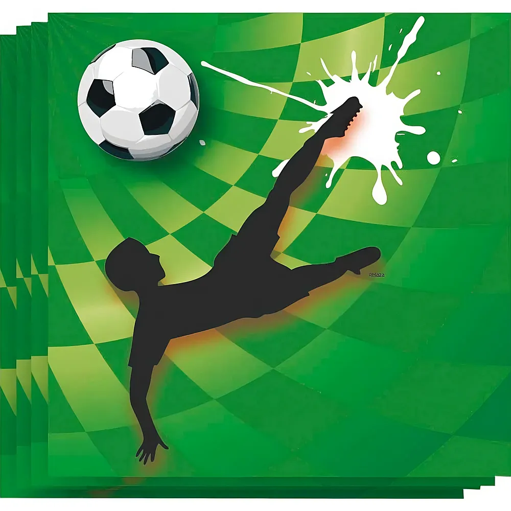 Haza Witbaard Servietten Fussball 20Teile | Kindergeburtstag