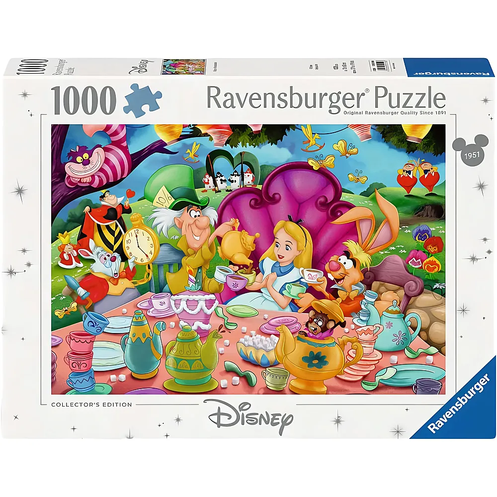 Ravensburger Puzzle Alice im Wunderland 1000Teile