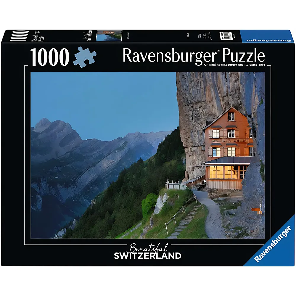 Ravensburger Puzzle Beautiful Switzerland Aescher 1000Teile