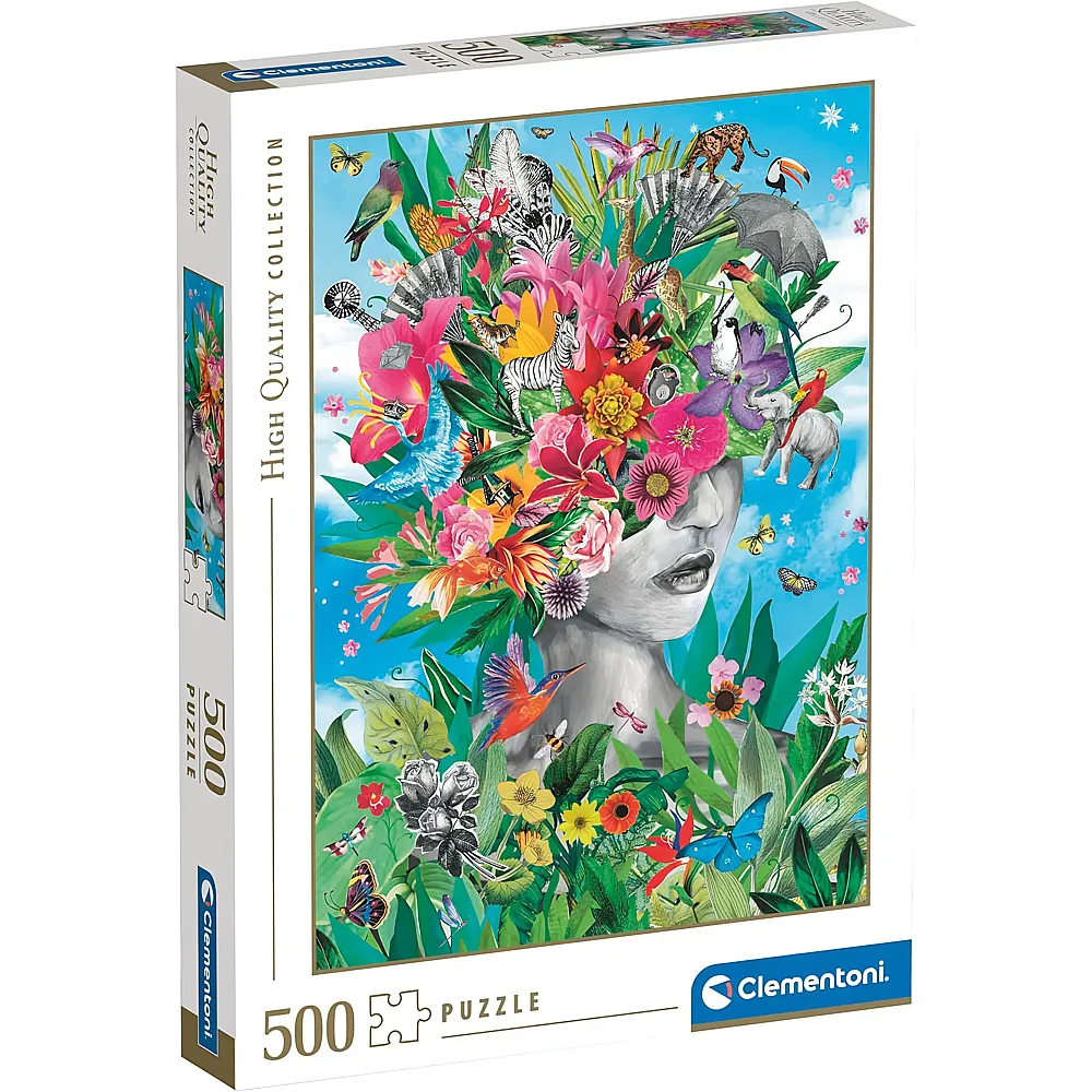 Clementoni Puzzle High Quality Collection Head in the Jungle 500Teile