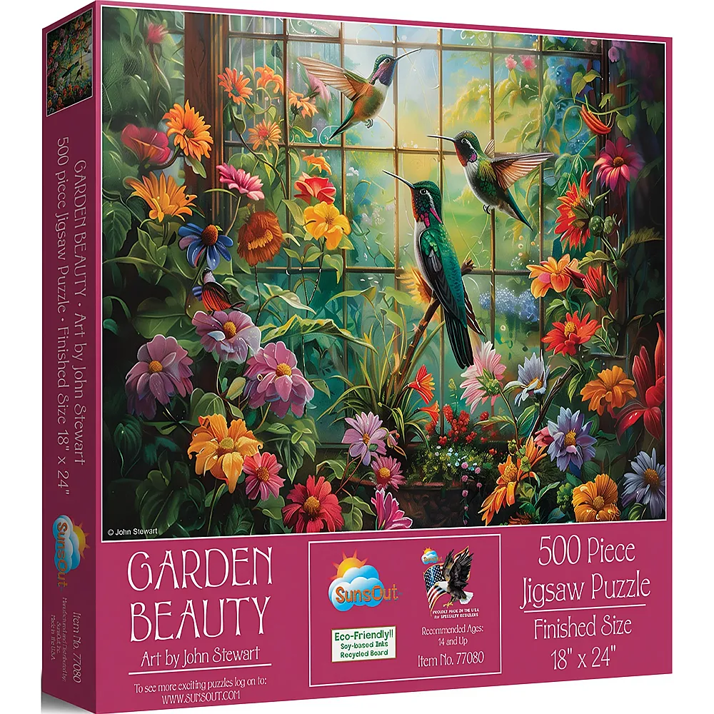 SunsOut Puzzle John Stewart Sch�nheit des Gartens - 500 Teile
