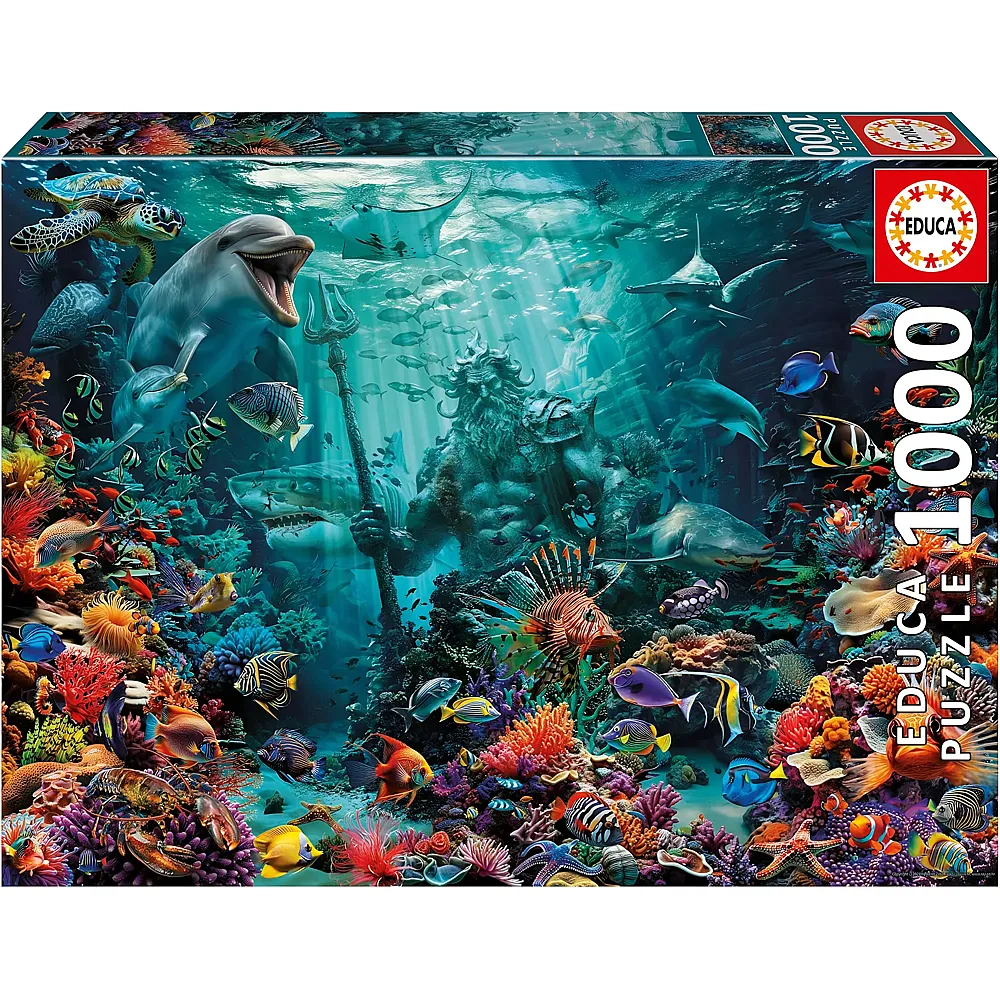 Educa Puzzle Poseidons Korallenriff - 1000 Teile