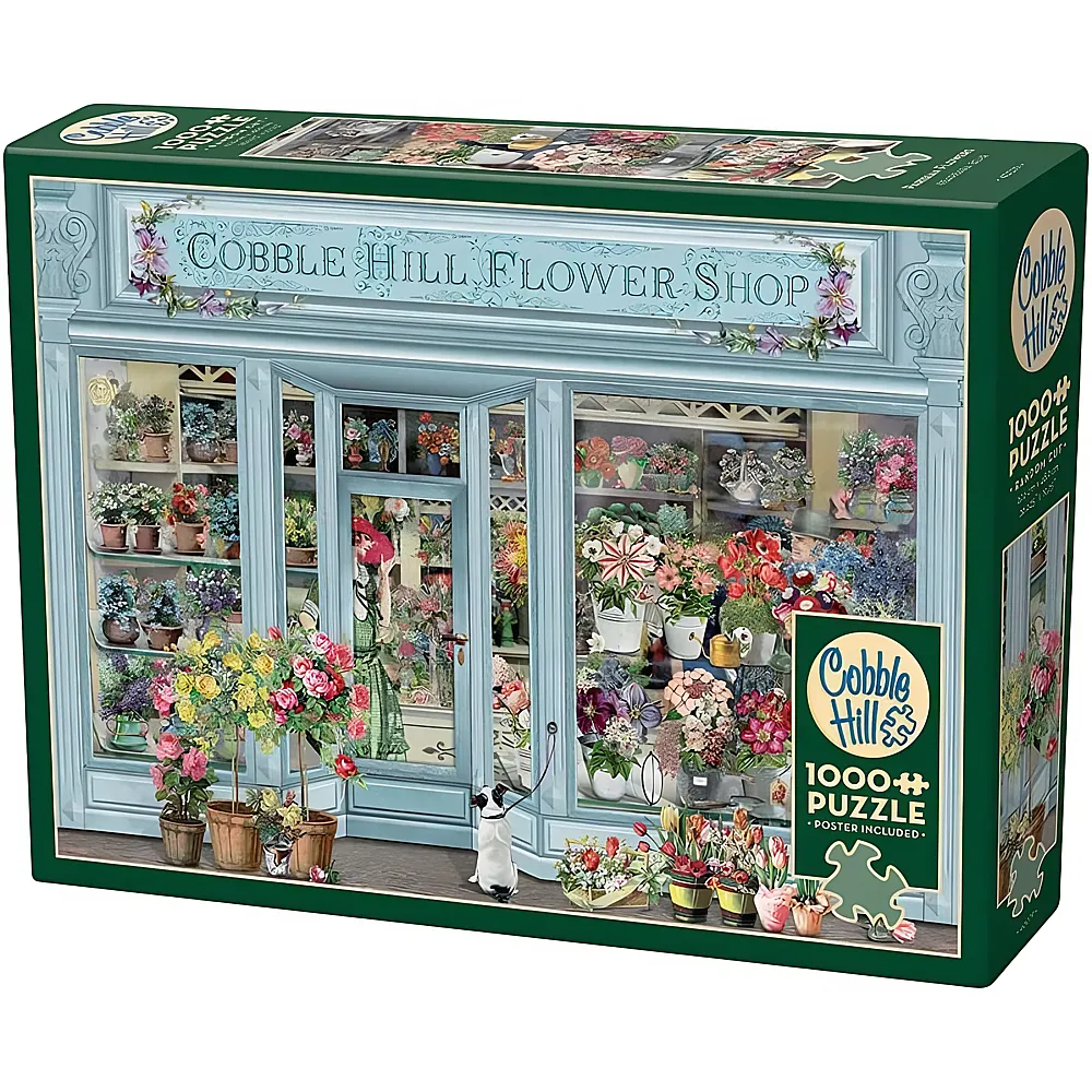 Cobble Hill Puzzle Barbara Behr Parisian Flowers 1000Teile