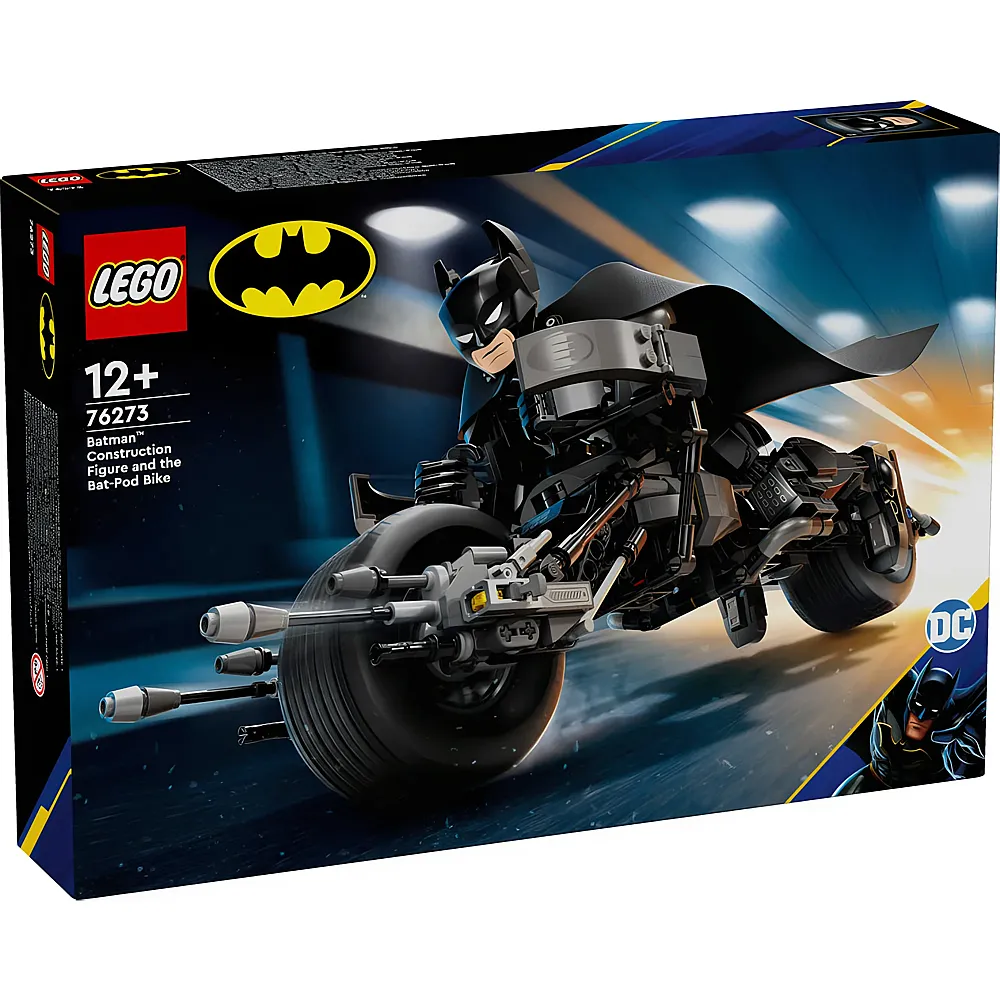 LEGO DC Universe Super Heroes Batman Baufigur mit dem Batpod 76273