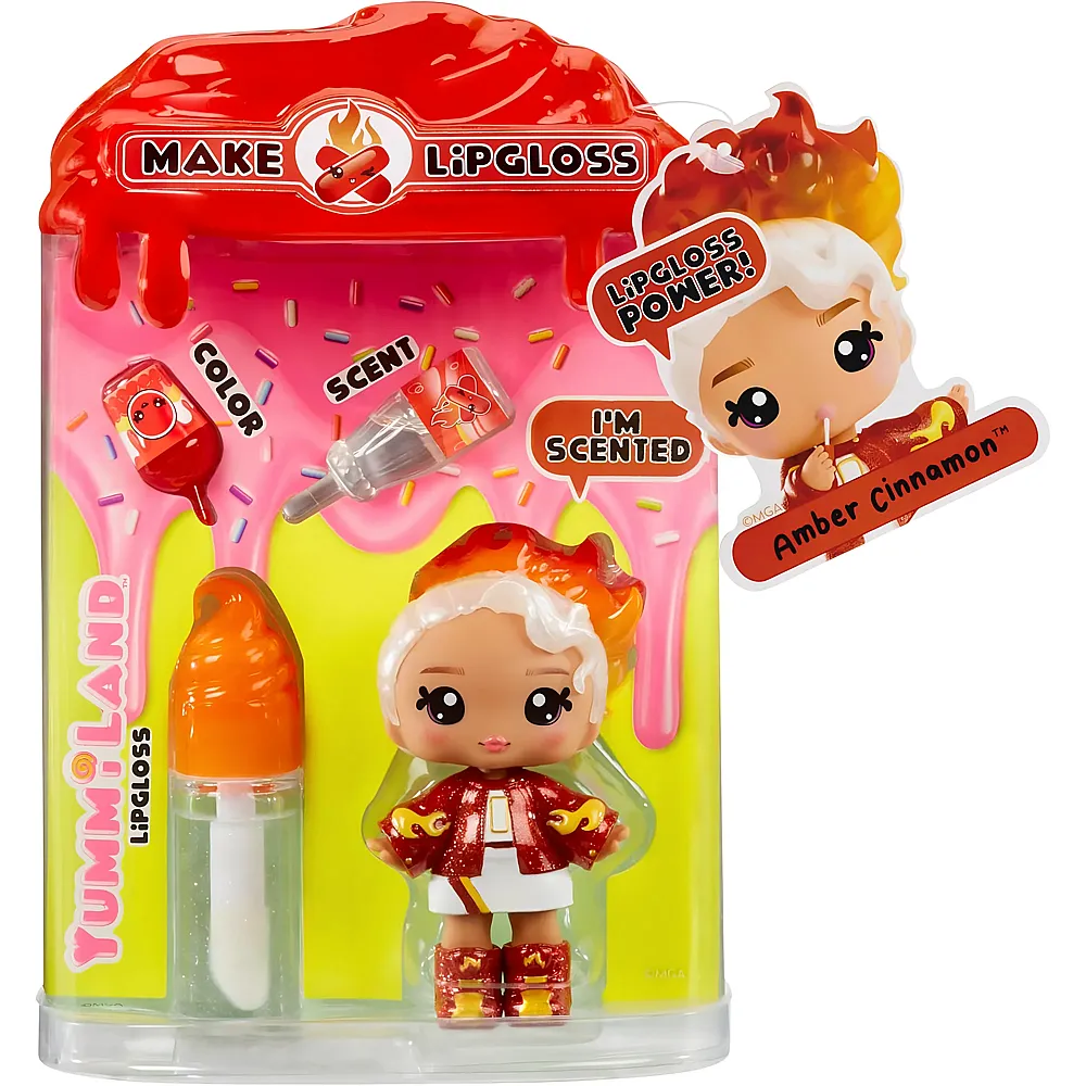 MGA Yummiland Amber Cinnamon mit Lipgloss-Set