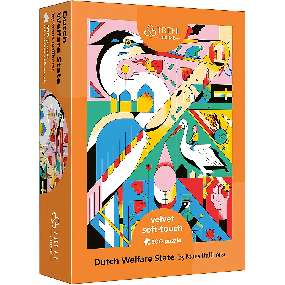 Trefl Puzzle Velvet Dutch Welfare State - 500 Teile - Puzzle 500 Teile