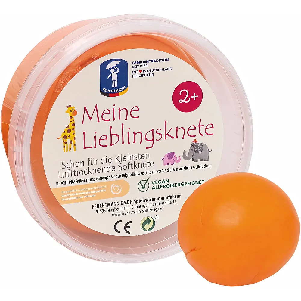 Feuchtmann Meine Lieblingsknete Orange - 500 g - Marken