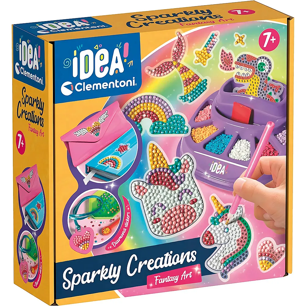 Clementoni Idea Sparkly Creations - Fantasy Art