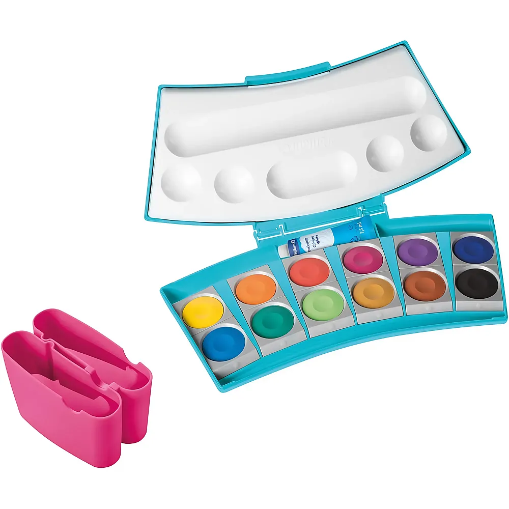 Pelikan Deckfarbkasten T�rkis/Pink