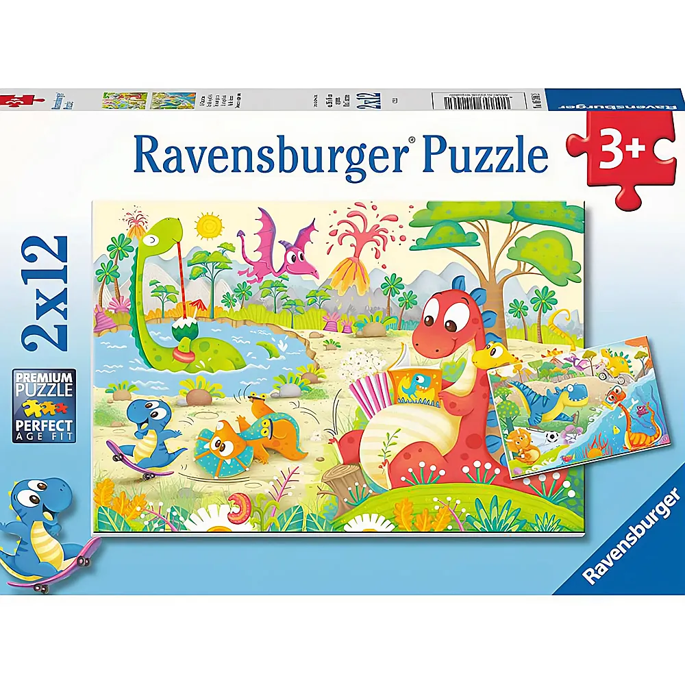 Ravensburger Puzzle Lieblingsdinos 2x12