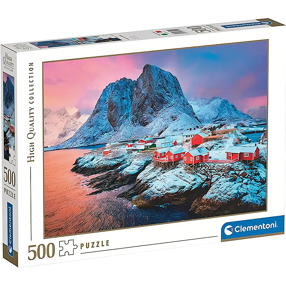 Clementoni Puzzle High Quality Collection Hamnoy Village 500Teile
