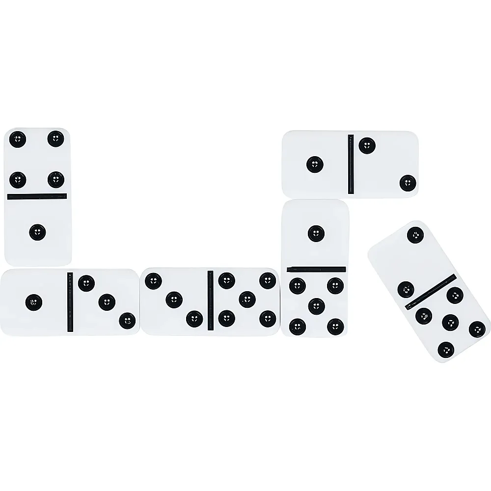 Goki Spiele Domino weiss 28Teile