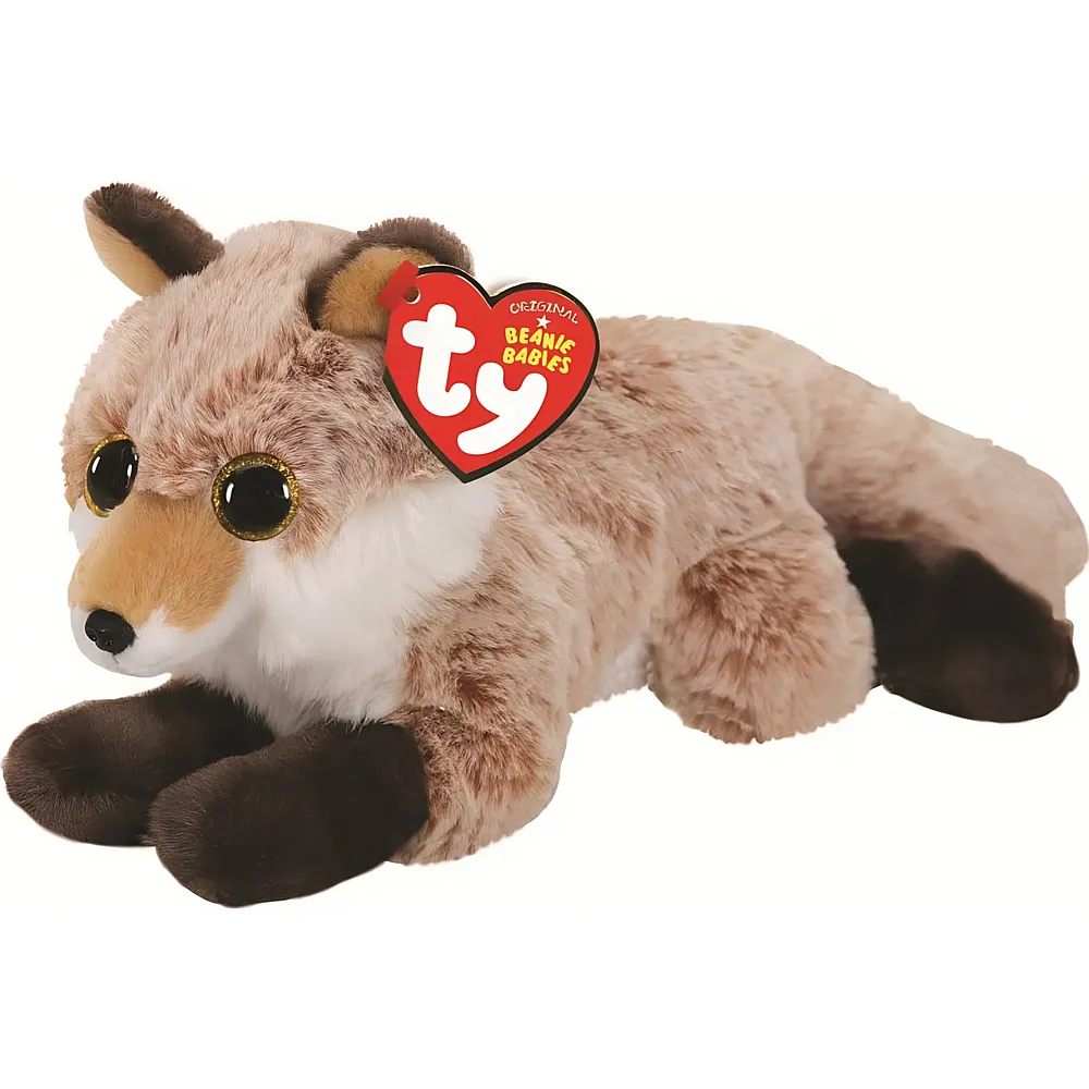 meinspielzeug - Ty Beanie Babies Fredrick der Fuchs - 16 cm | Waldtiere