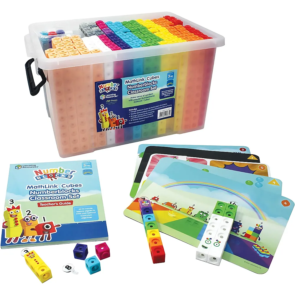 Learning Resources MathLink Numberblocks Steckw�rfelset f�r das Klassenzimmer