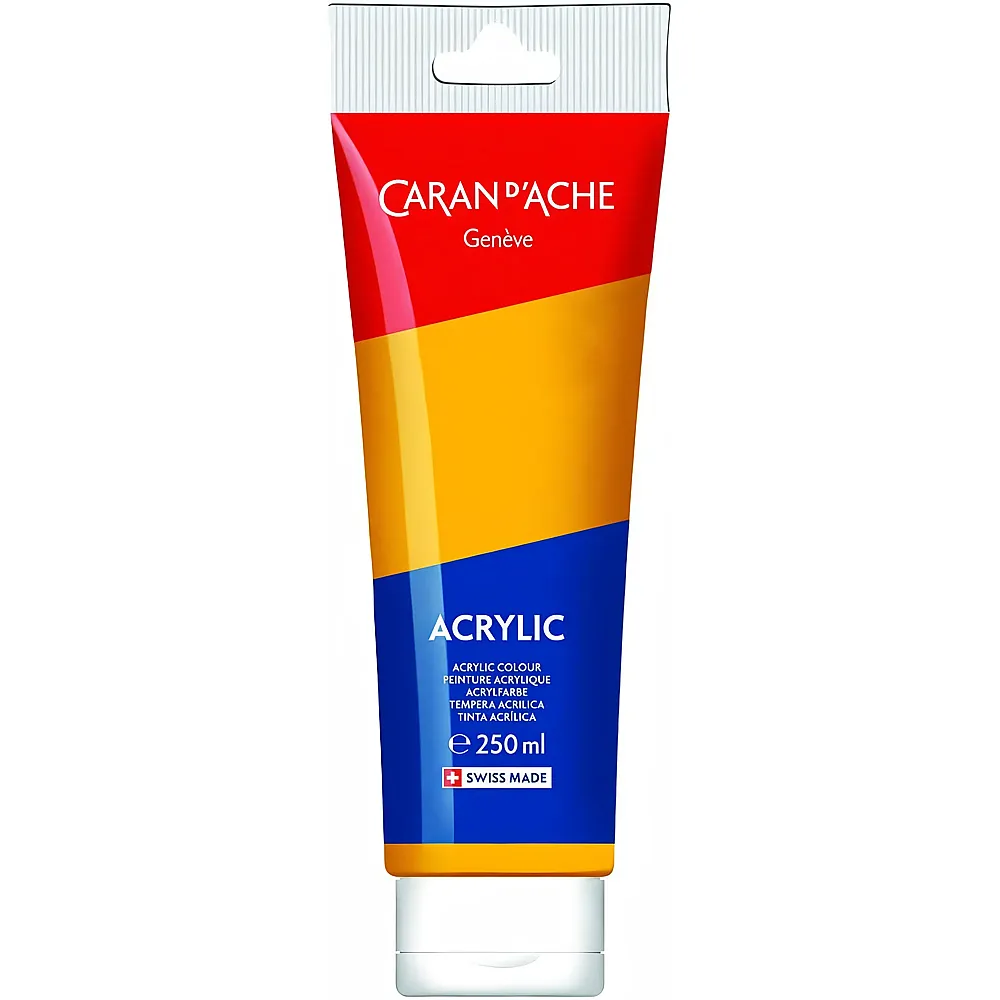 Caran d'Ache Acrylfarbe Orange - 250 ml | Farbe & Kreide