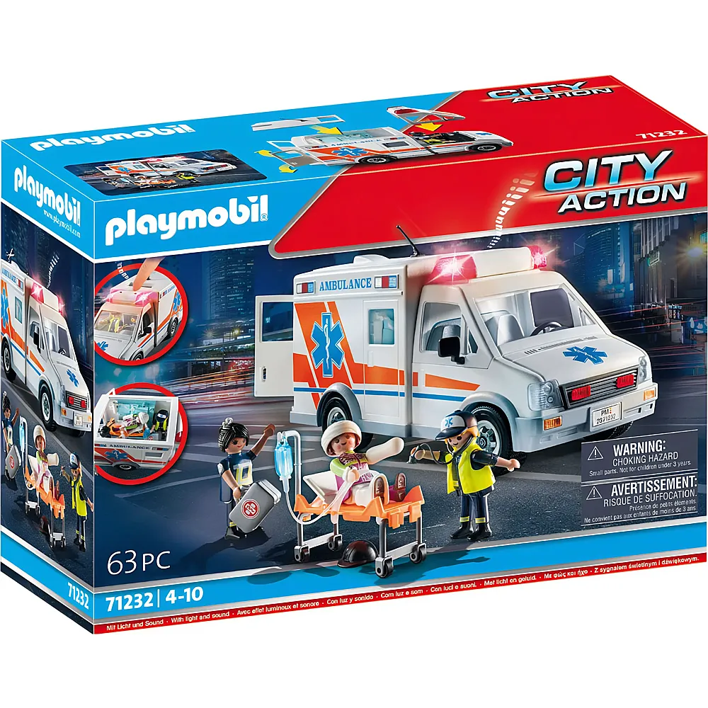 PLAYMOBIL City Action Krankenwagen 71232