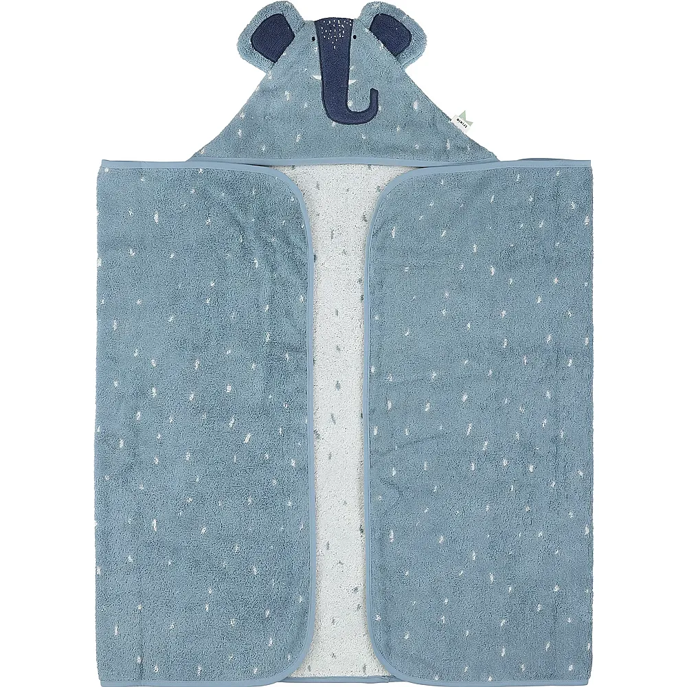 meinspielzeug - Trixie Mrs. Elefant Kapuzenbadetuch - 70 x 130 cm | Badespielzeug