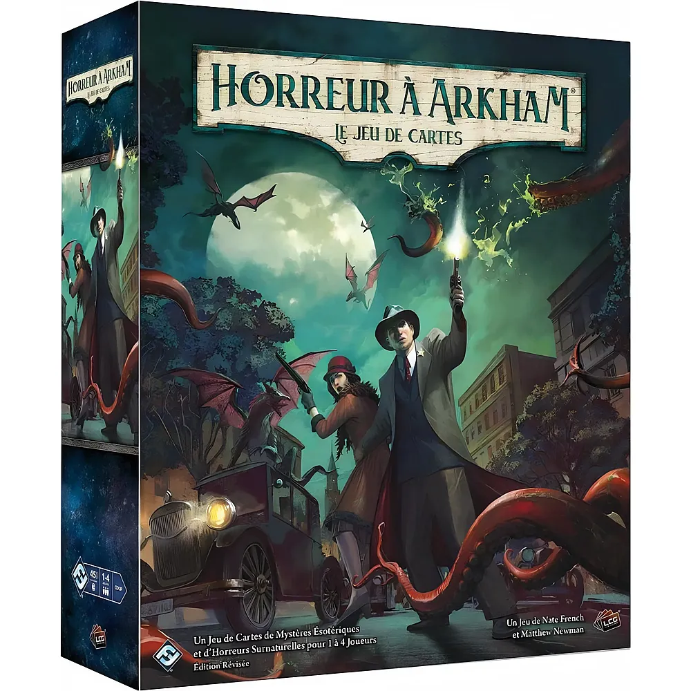 Fantasy Flight Games Horreur A Arkham Jce Jeu DE Cartes Ed. Revisee FR