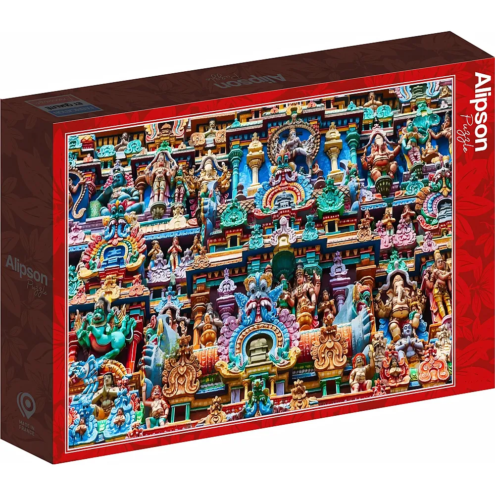 Alipson Puzzle Dekor eines Hindu-Tempels  Indien 1000Teile
