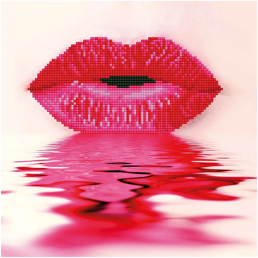 Diamond Dotz Rote Lippen