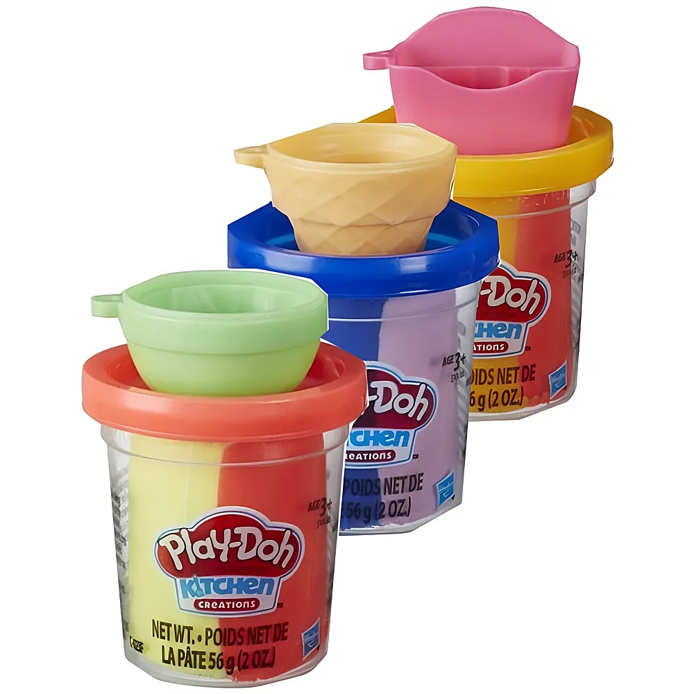 Play-Doh Kitchen Mini Knetküchenset Sortiment - 56 g | Kneten & Formen