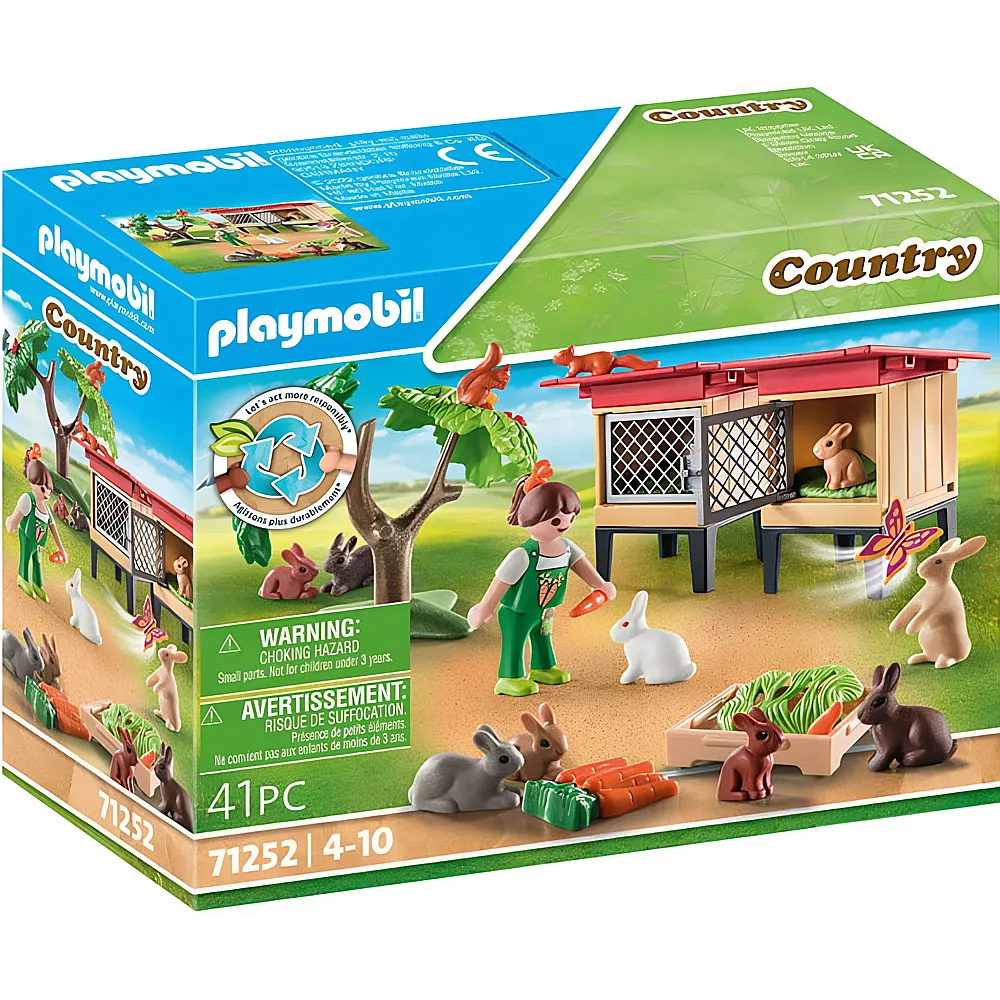 PLAYMOBIL Country Kaninchenstall 71252