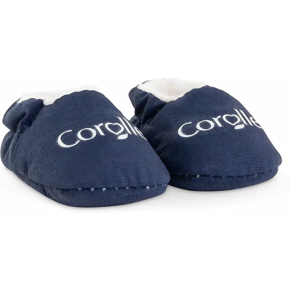 meinspielzeug � Corolle Marineblaue Hausschuhe f�r Babypuppe 30cm