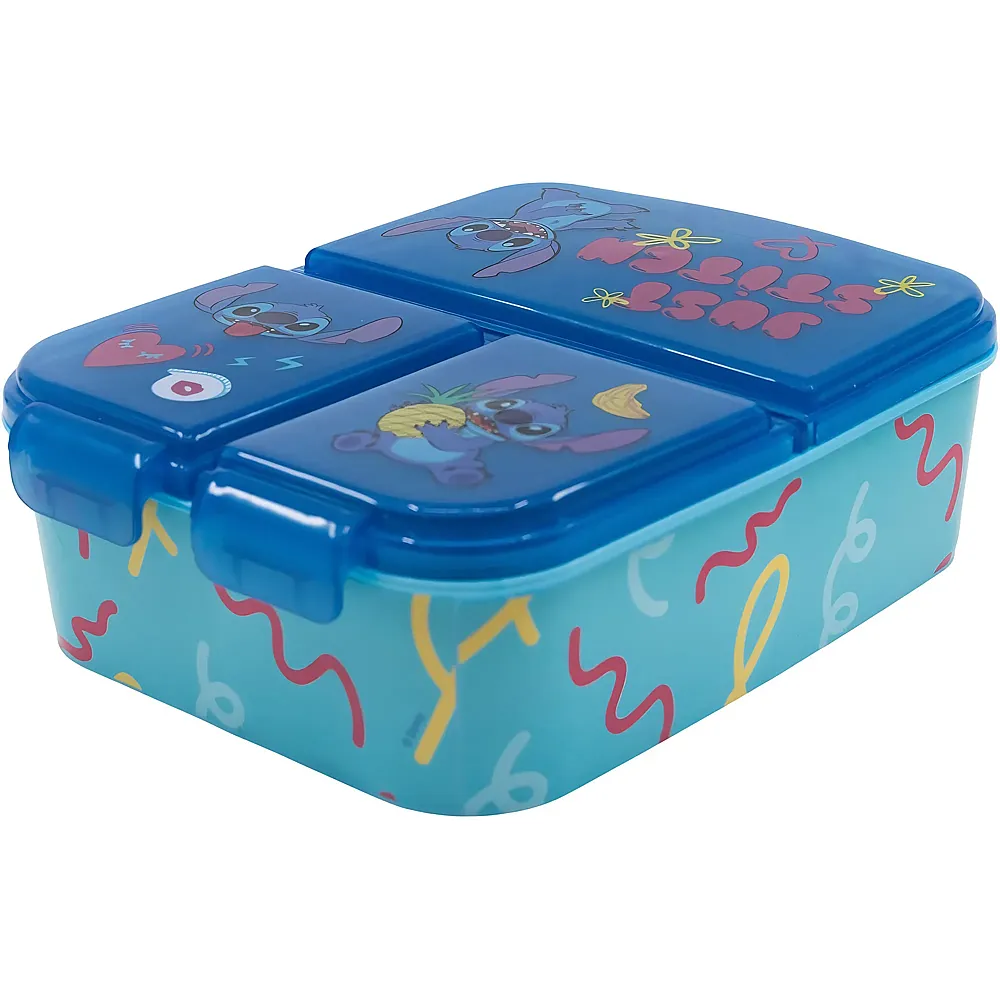 Stor Lilo & Stitch Brotdose mit 3 F�chern