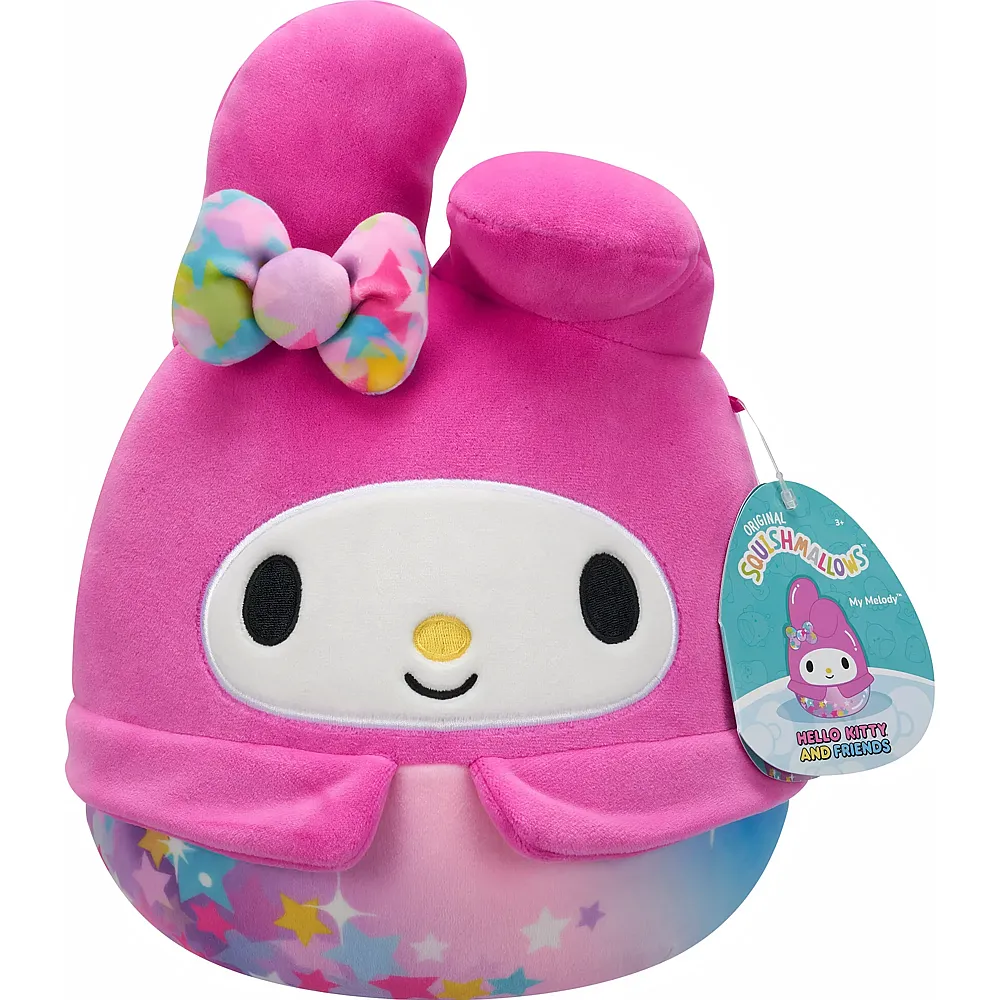 meinspielzeug � Squishmallows Pl�sch Starshine My Melody - 20 cm Hello Kitty | Lizenzfiguren Pl�sch