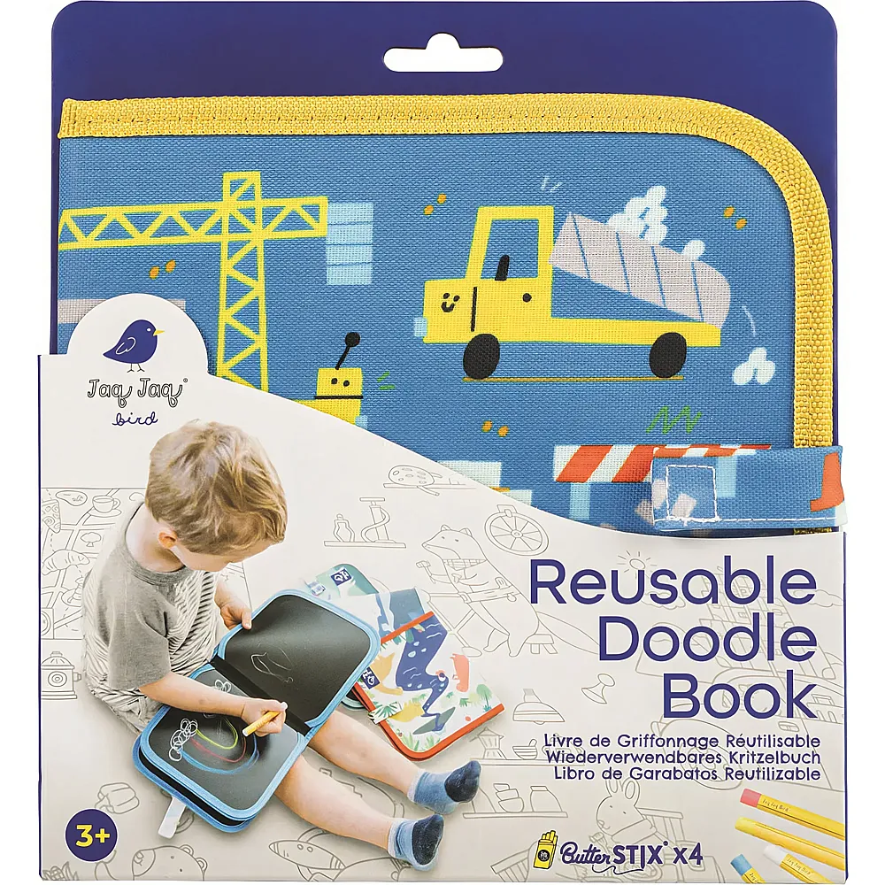 Jaq Jaq Bird Kreidemalbuch Baustelle