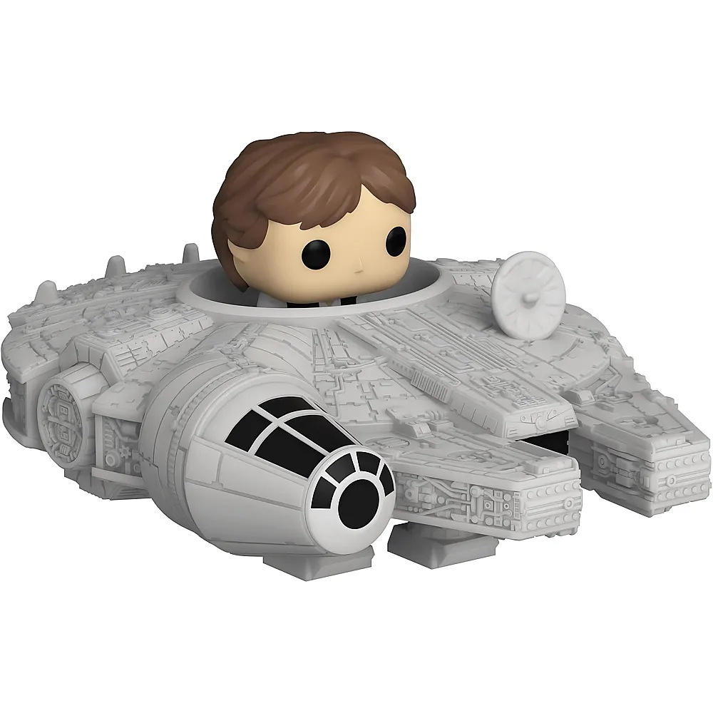 Funko Bitty Pop Star Wars Han Solo im Millenium Falcon - 2,5 cm