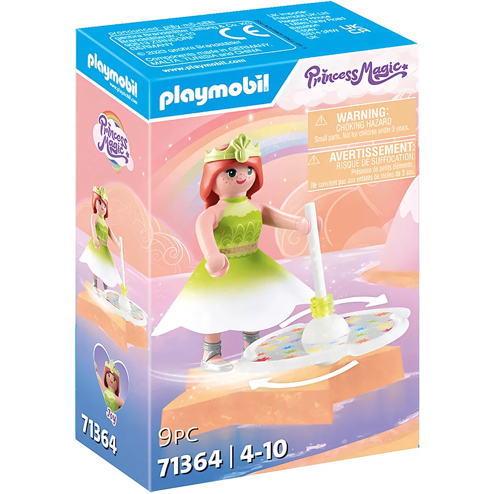 PLAYMOBIL Princess Magic Himmlischer Regenbogenkreisel mit Prinzessin 71364
