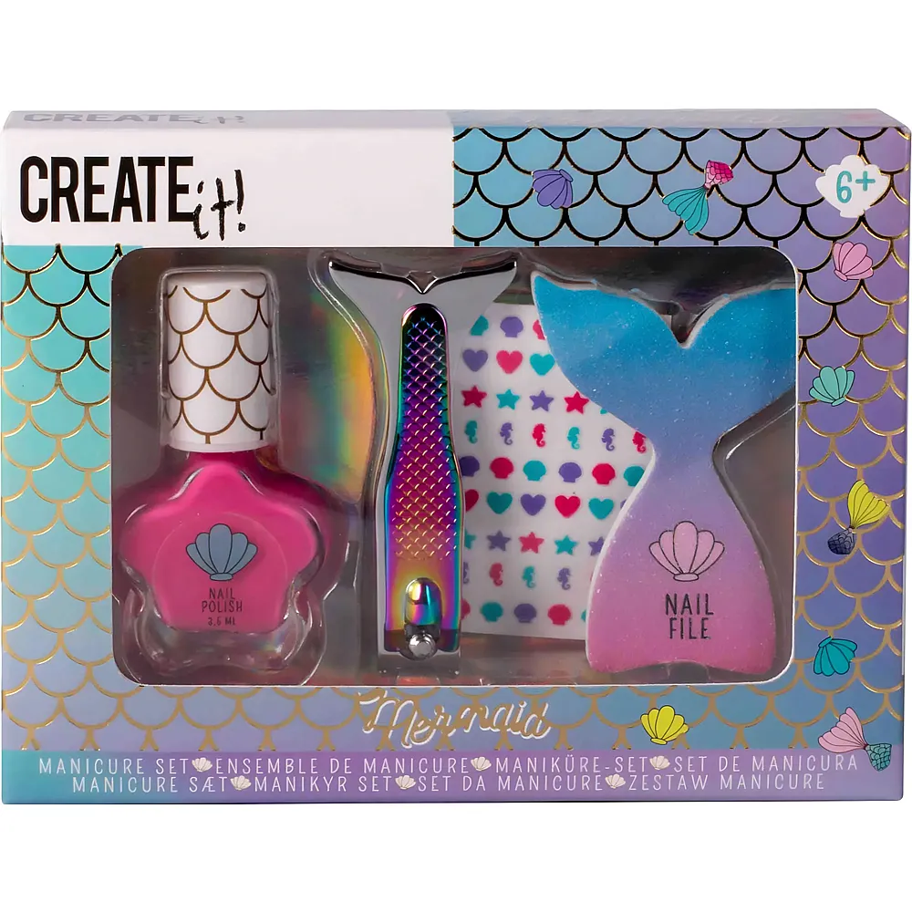 Create It Manik�re-Set Meerjungfrau