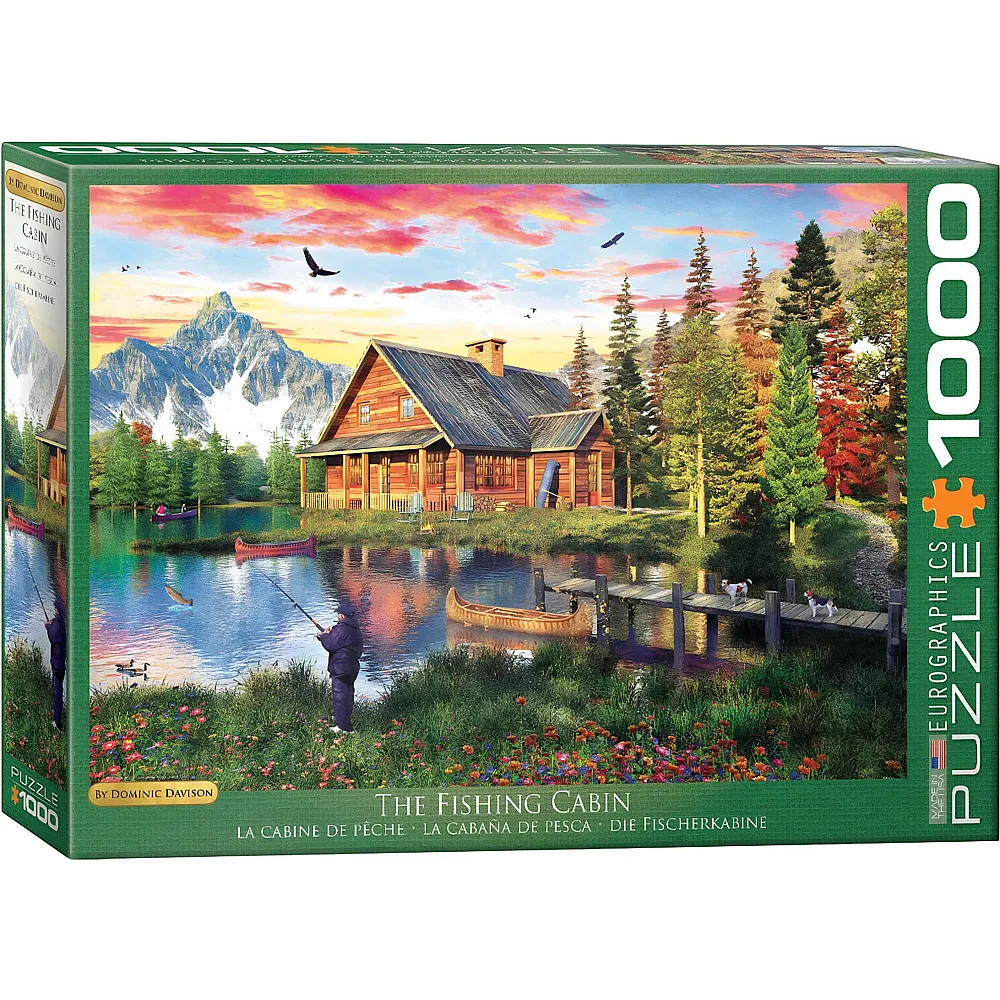 Eurographics Puzzle Dominic Davison - The Fishing Cabin - 1000 Teile | Puzzle 1000 Teile