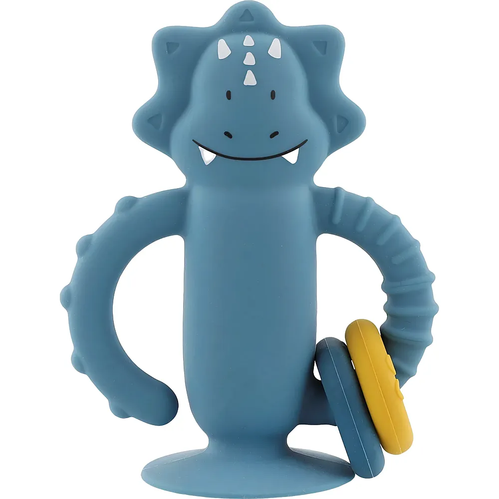 Trixie Sensorikspielzeug Silikon mit Saugnapf Triceratops