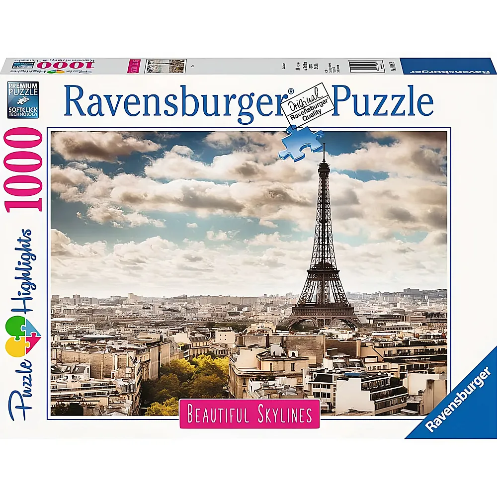 Ravensburger Puzzle Paris - 1000 Teile