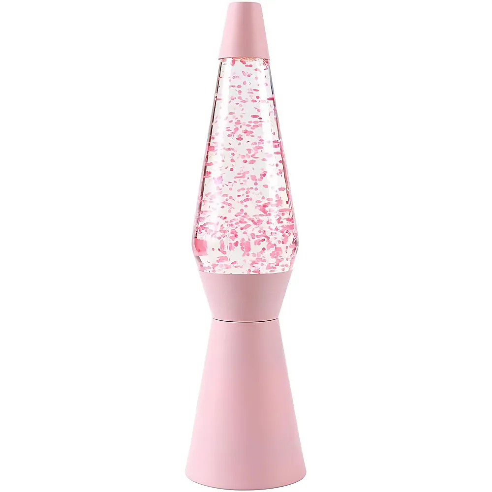 i-total Fl�ssige Lavalampe Rosa Pastell Glitter Spaceship - 40 cm