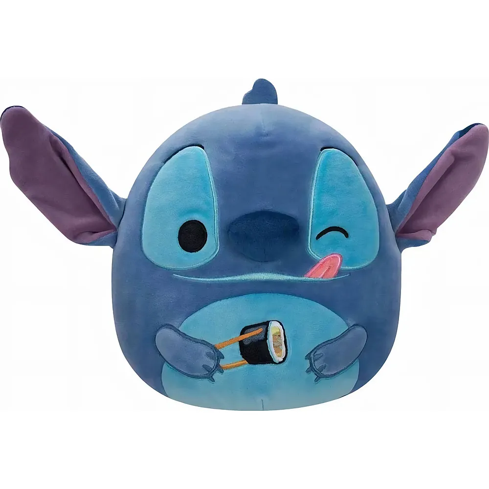 meinspielzeug - Squishmallows Pl�sch Stitch mit Sushi 25cm Lilo & Stitch | Lizenzfiguren Pl�sch