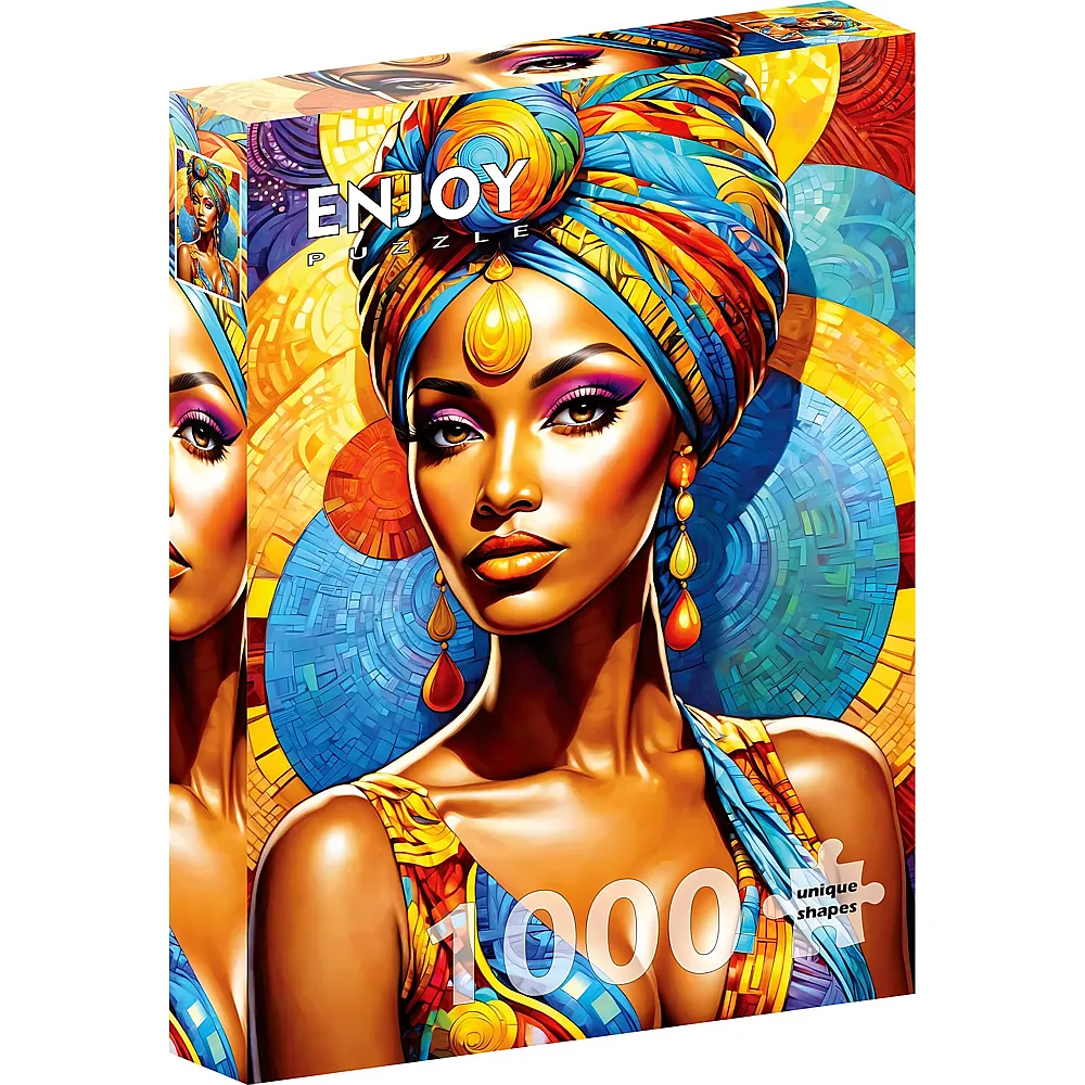 Enjoy Puzzle Afrikanische Sch�nheit - 1000 Teile